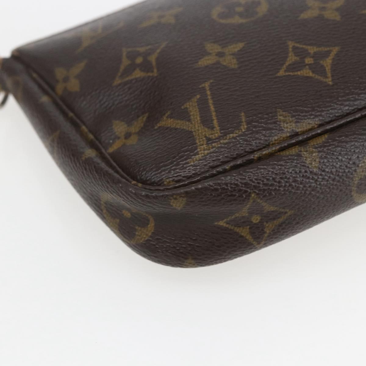 LOUIS VUITTON Monogram Pochette Accessoires Pouch M51980 LV Auth 162556