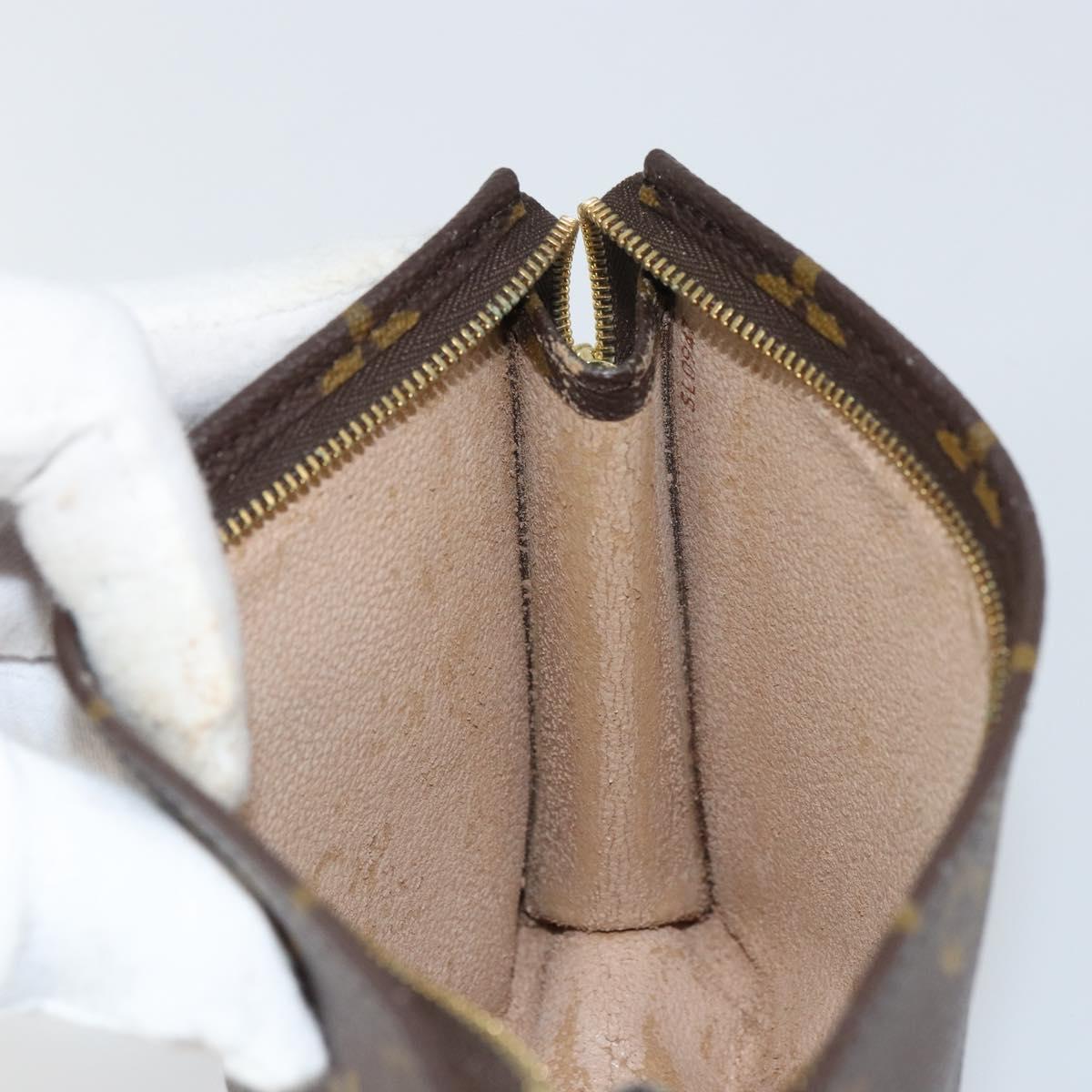LOUIS VUITTON Monogram Poche Toilette 19 Pouch M47544 LV Auth 162560