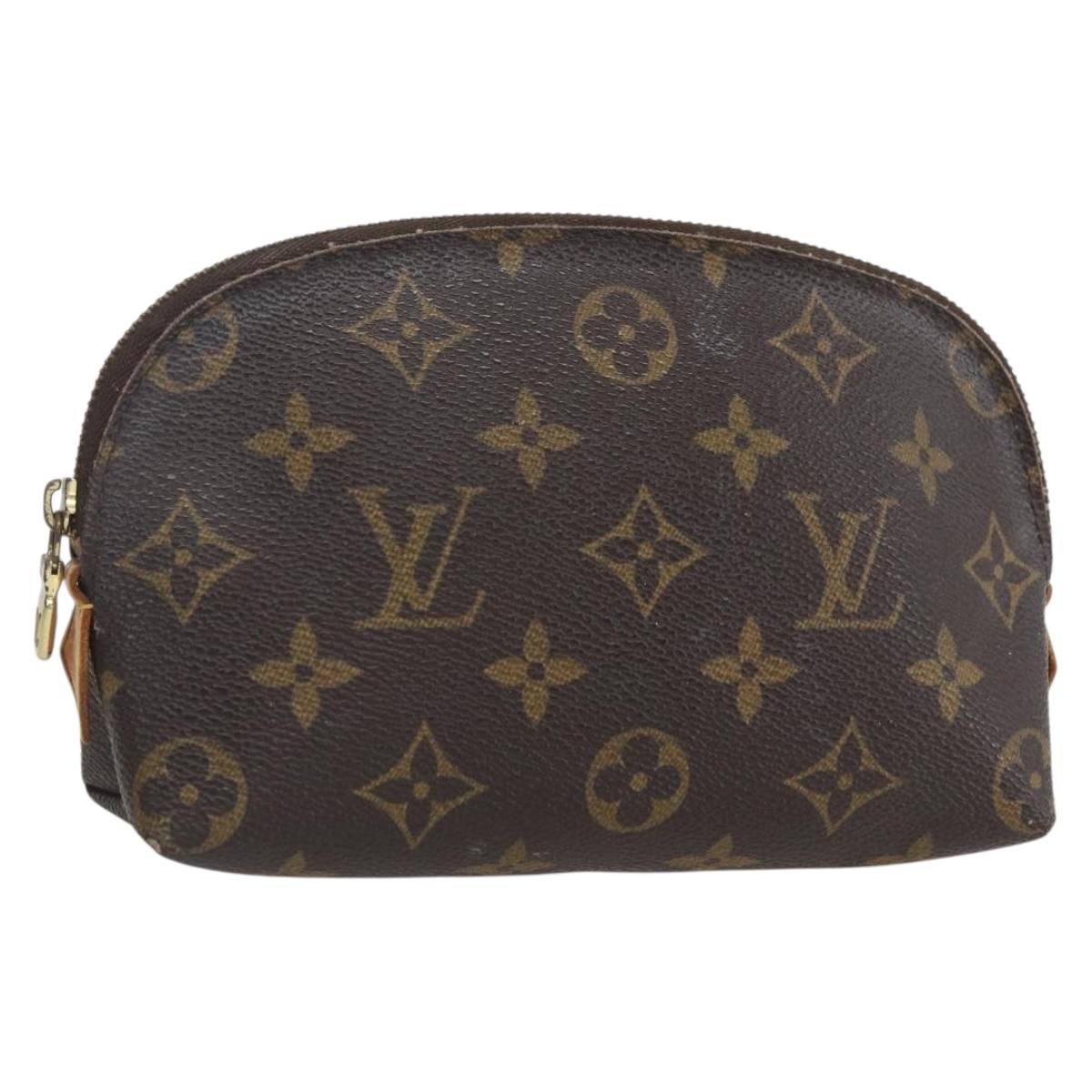 LOUIS VUITTON Monogram Pochette Cosmetic PM Pouch M43998 LV Auth 162561