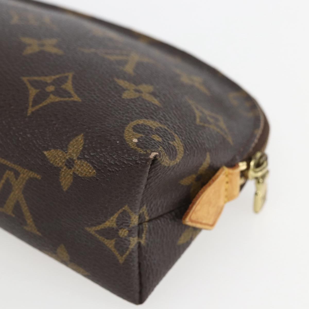 LOUIS VUITTON Monogram Pochette Cosmetic PM Pouch M43998 LV Auth 162561