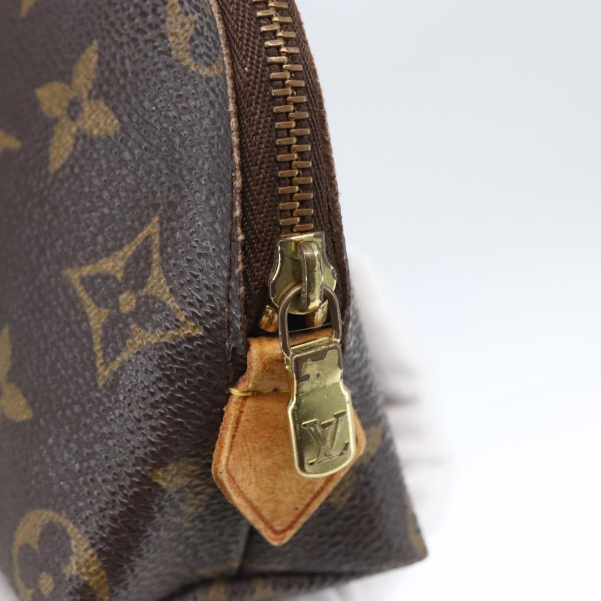 LOUIS VUITTON Monogram Pochette Cosmetic PM Pouch M43998 LV Auth 162561