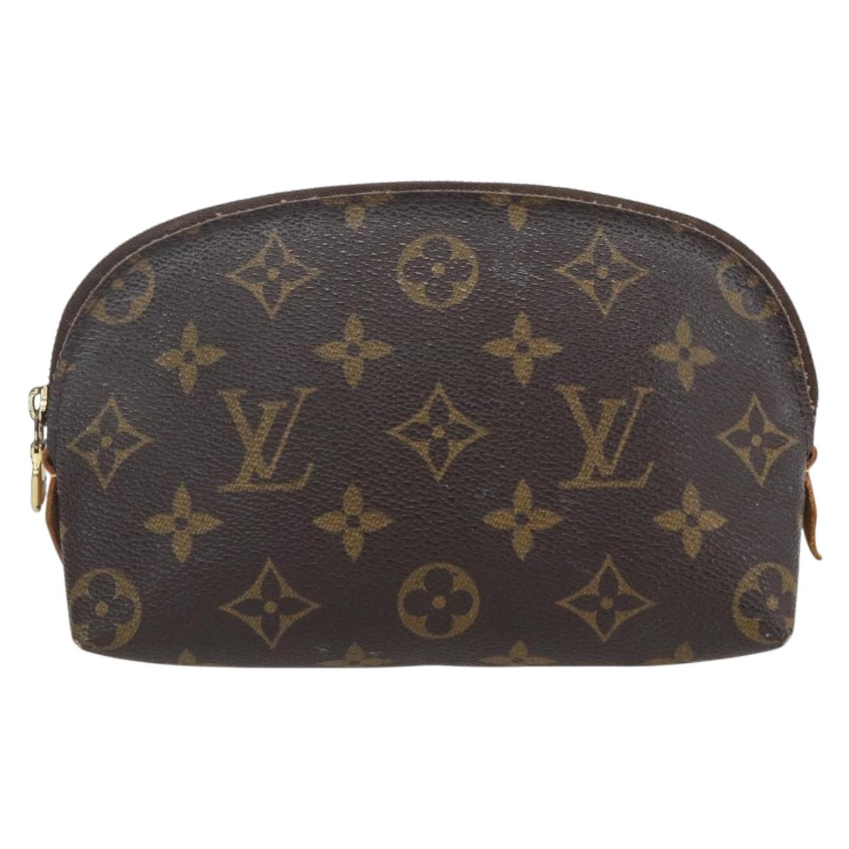 LOUIS VUITTON Monogram Pochette Cosmetic PM Pouch M43998 LV Auth 162561
