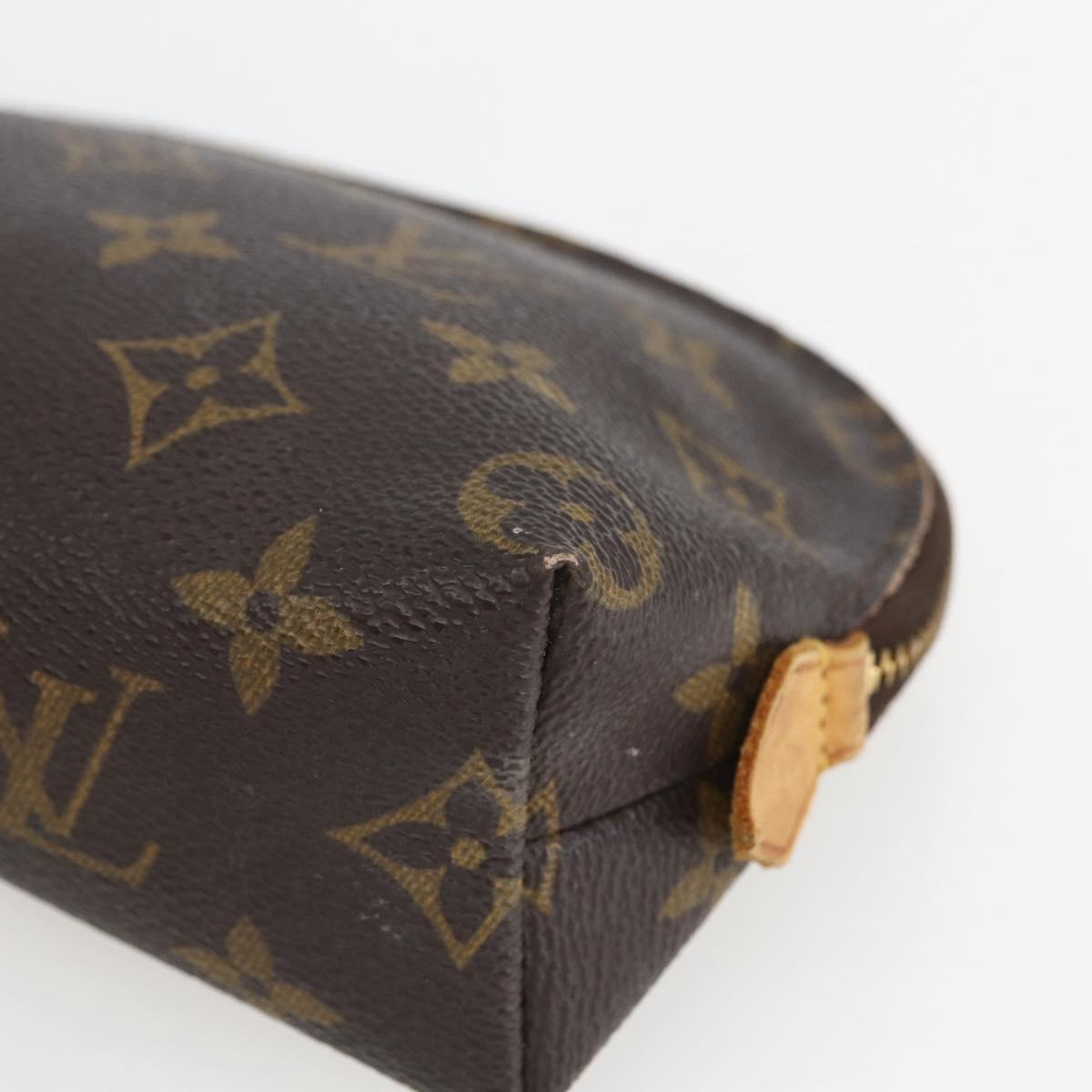 LOUIS VUITTON Monogram Pochette Cosmetic PM Pouch M43998 LV Auth 162561