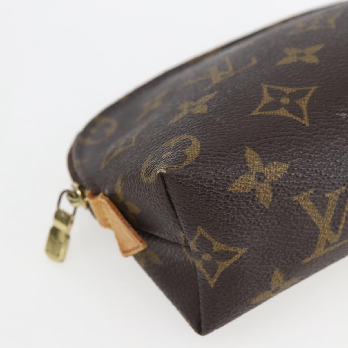 LOUIS VUITTON Monogram Pochette Cosmetic PM Pouch M43998 LV Auth 162561