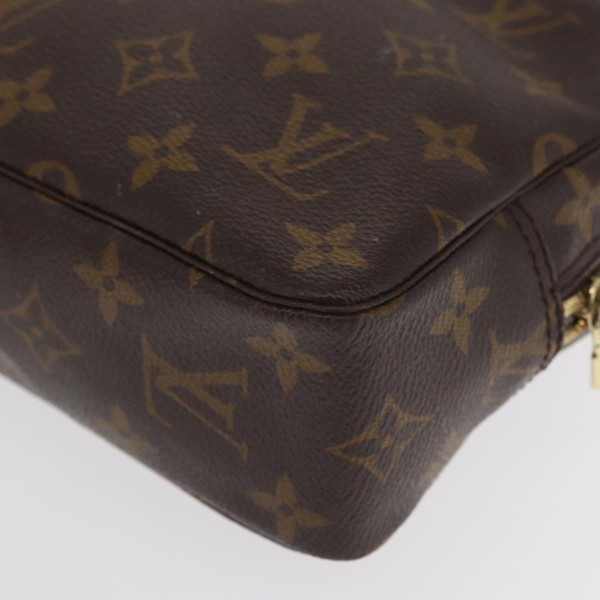 LOUIS VUITTON Monogram Trousse Toilette 23 Clutch Bag M47524 LV Auth 162564