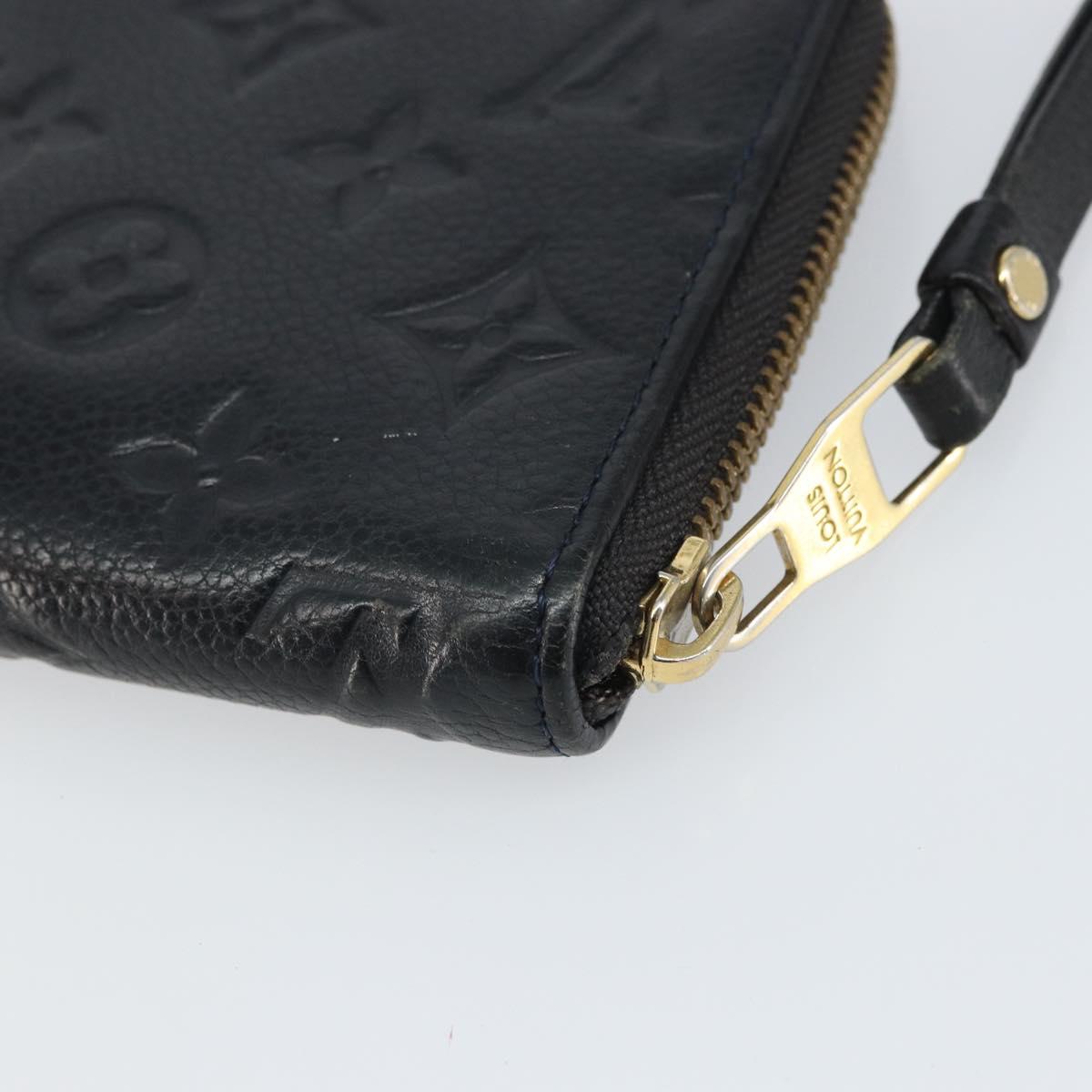 LOUIS VUITTON Monogram Empreinte Portefeuille Secret Long M93435 LV Auth 162566