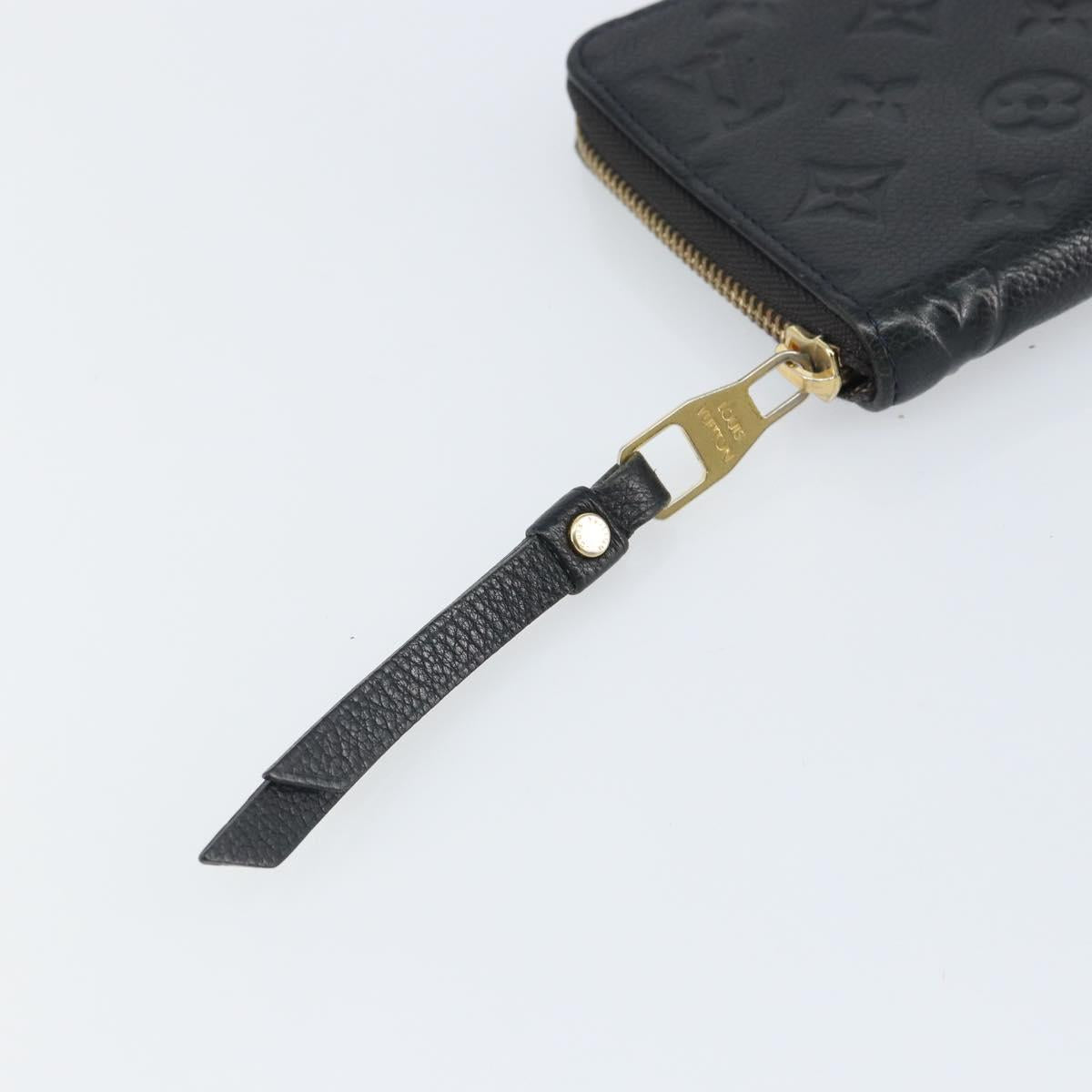 LOUIS VUITTON Monogram Empreinte Portefeuille Secret Long M93435 LV Auth 162566