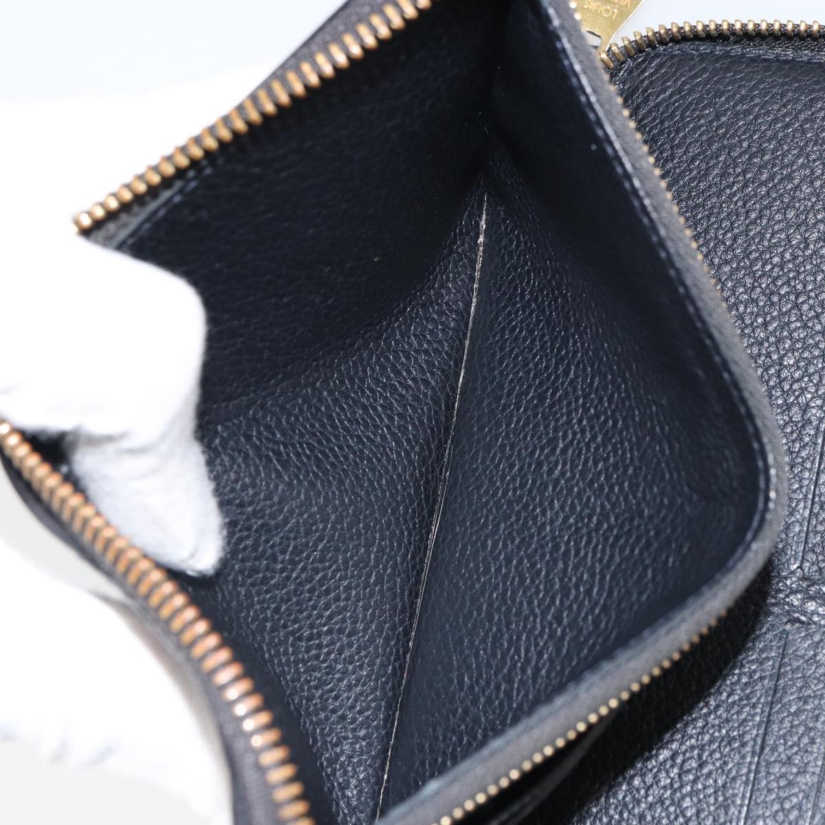 LOUIS VUITTON Monogram Empreinte Portefeuille Secret Long M93435 LV Auth 162566