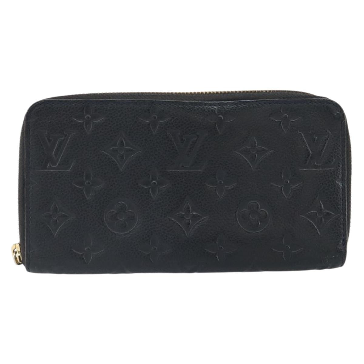 LOUIS VUITTON Monogram Empreinte Portefeuille Secret Long M93435 LV Auth 162566
