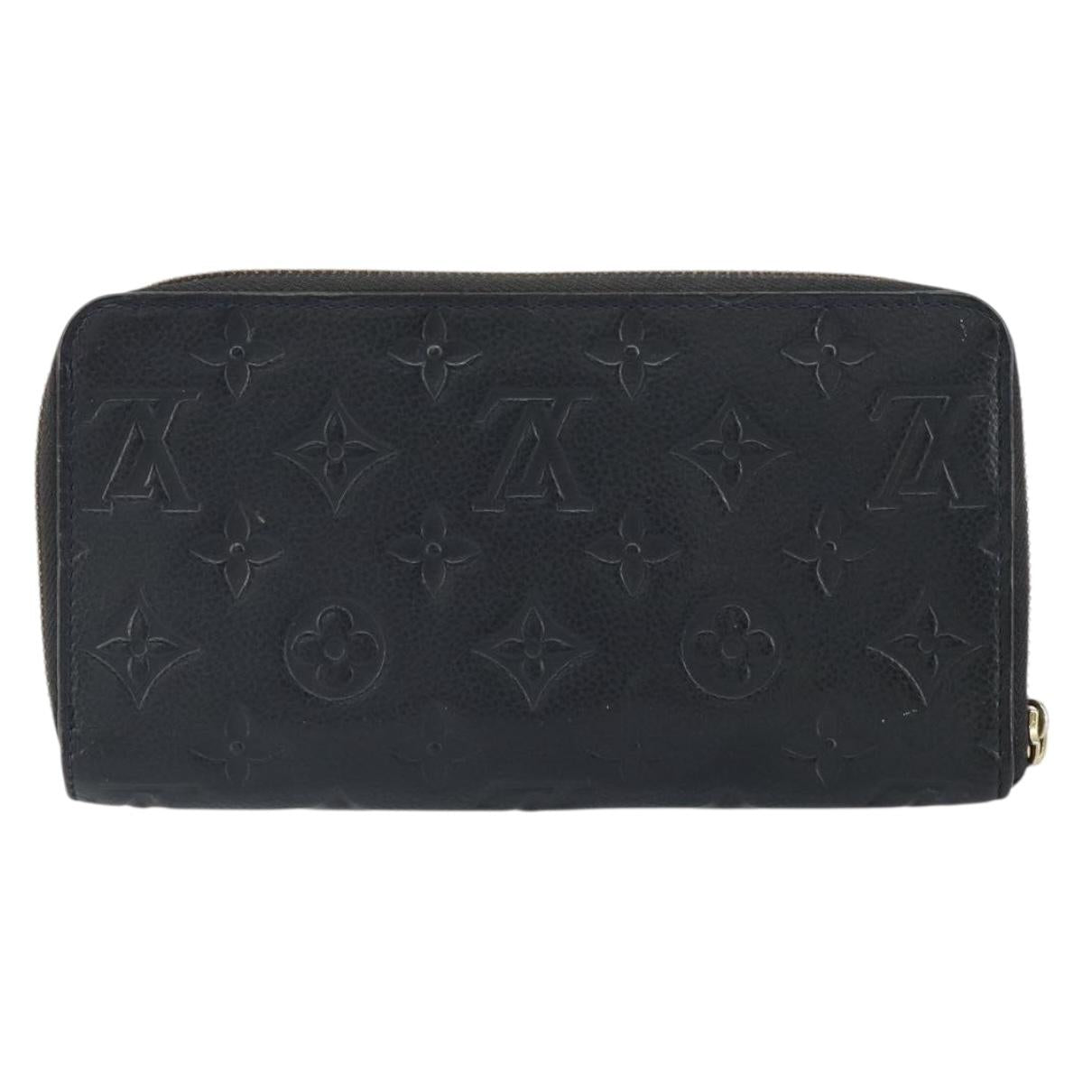 LOUIS VUITTON Monogram Empreinte Portefeuille Secret Long M93435 LV Auth 162566