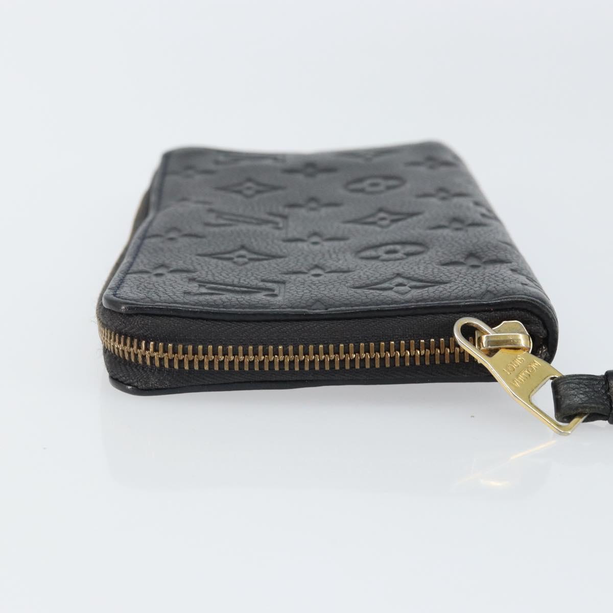 LOUIS VUITTON Monogram Empreinte Portefeuille Secret Long M93435 LV Auth 162566