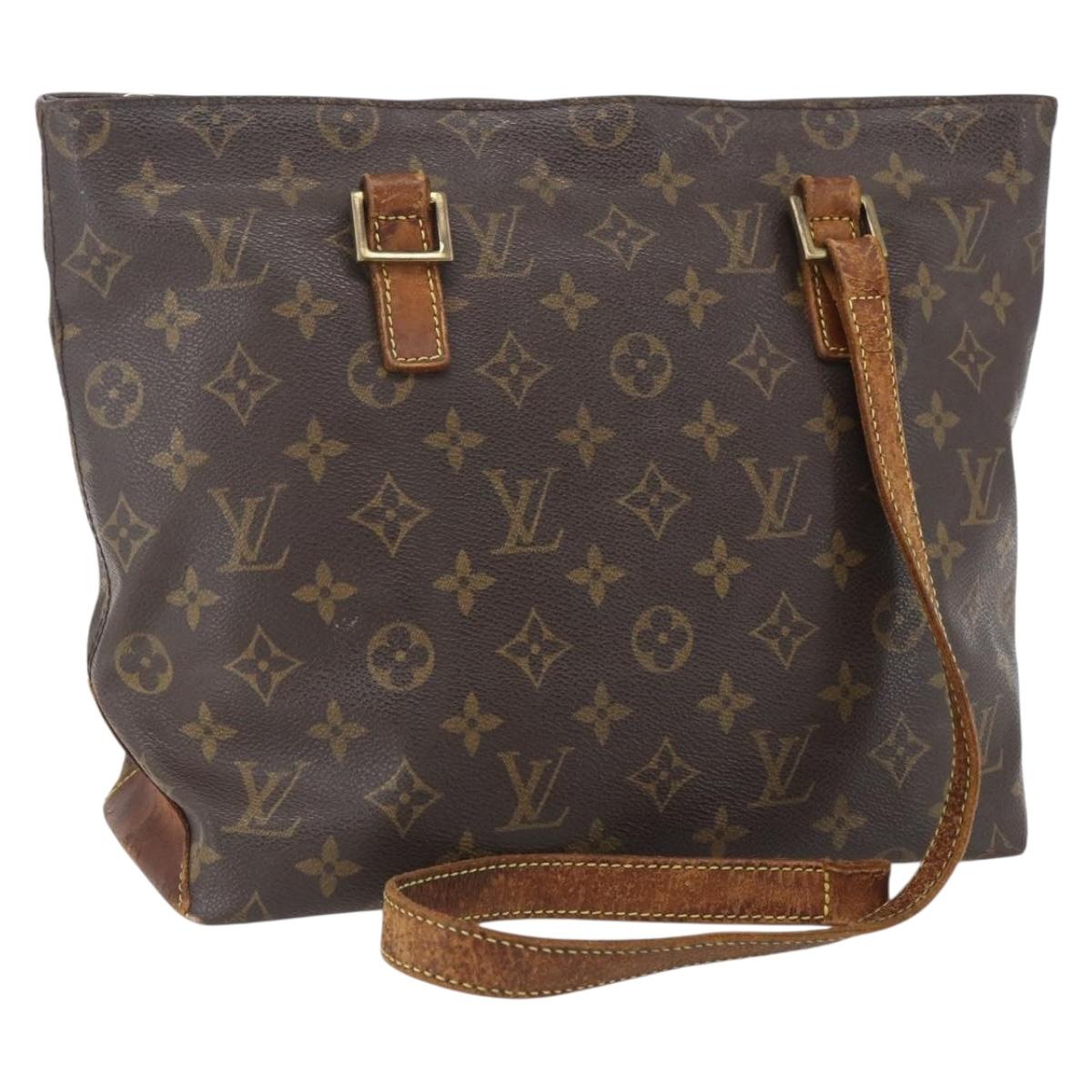 LOUIS VUITTON Monogram Cabas Piano Tote Bag M51148 LV Auth 162576
