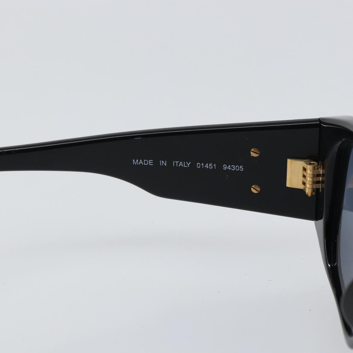 CHANEL Sunglasses plastic Black CC Auth 162582