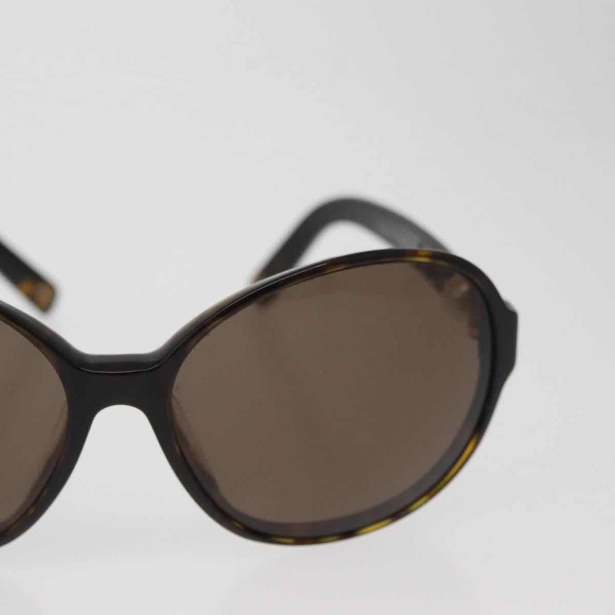 CHANEL Tortoise Sunglasses plastic Brown CC Auth 162588