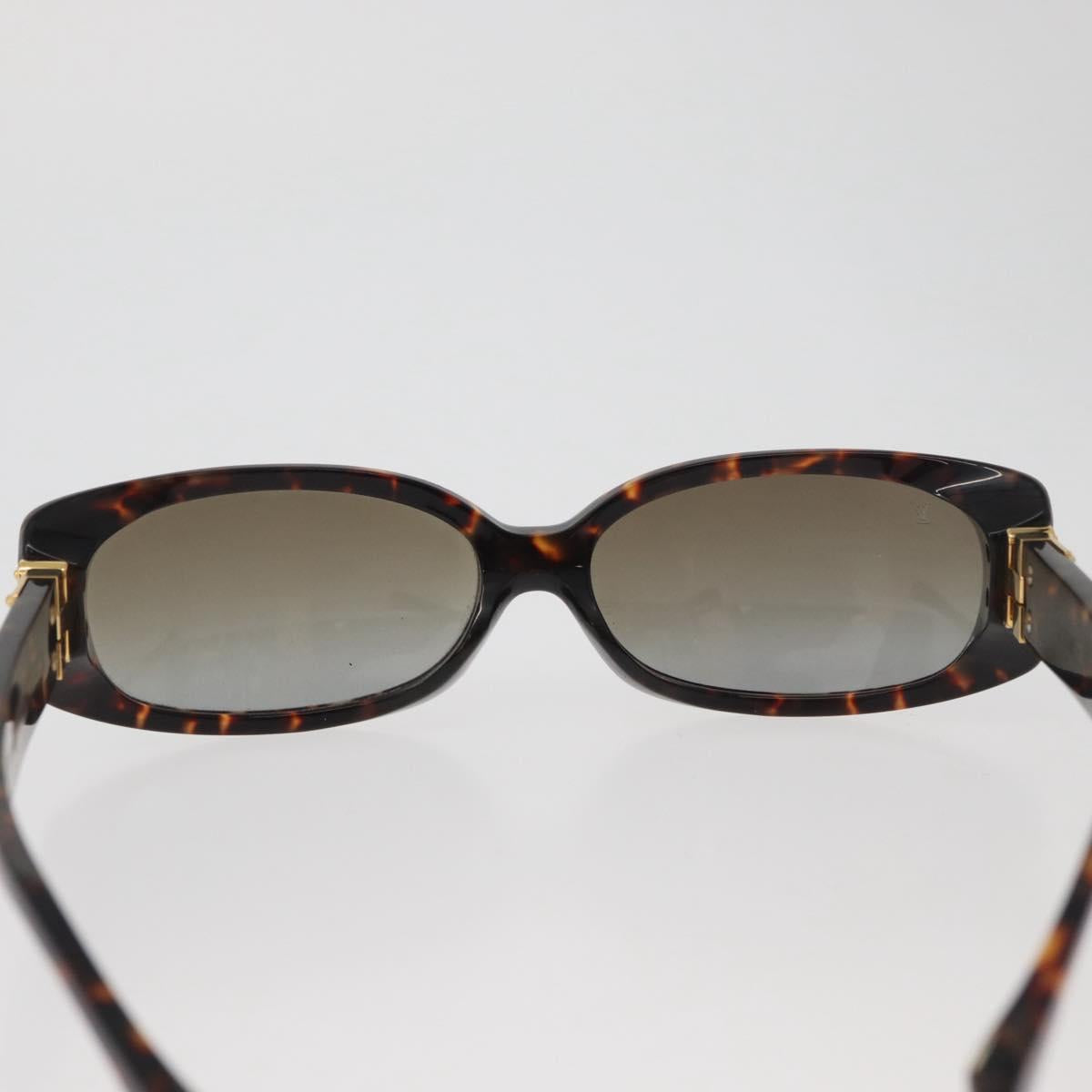 LOUIS VUITTON Tortoise Sunglasses plastic Brown LV Auth 162590
