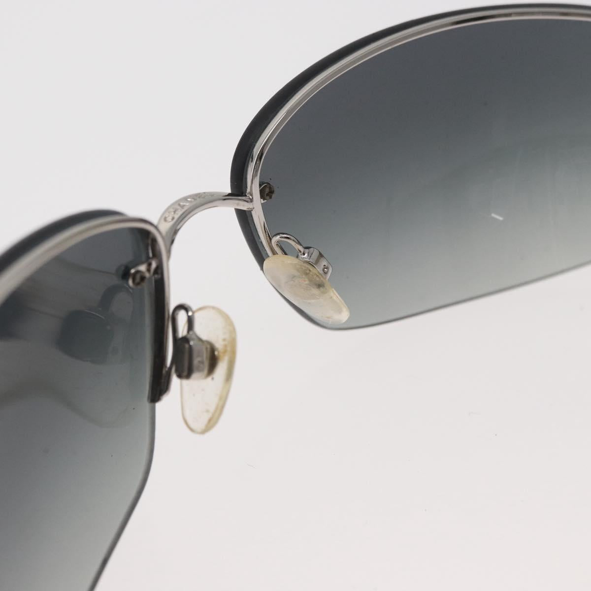 CHANEL Sunglasses plastic Opal CC Auth 162593