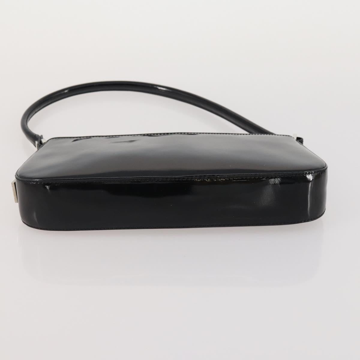 Salvatore Ferragamo Hand Bag Patent leather 3 Set White Black Navy Auth 162600