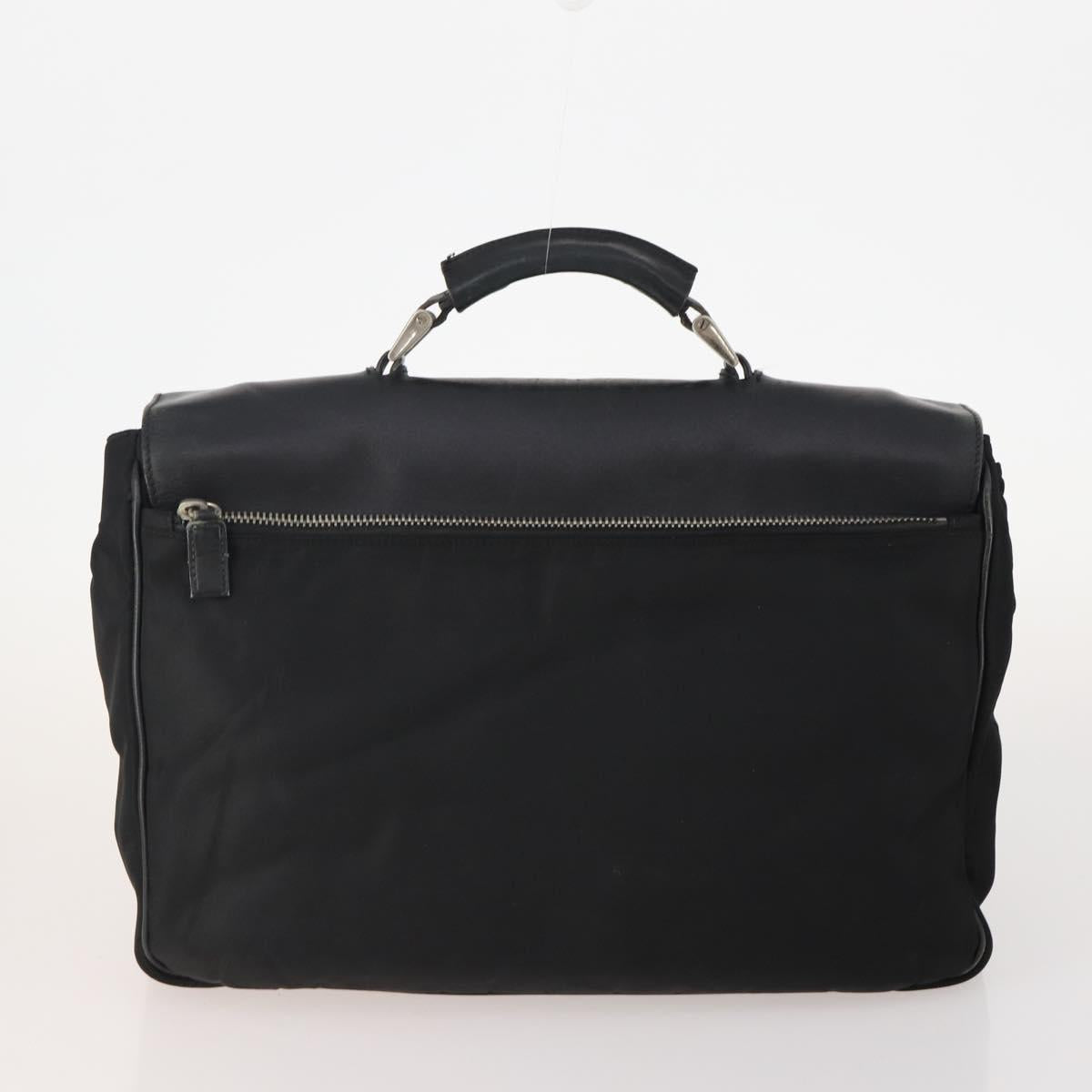 PRADA Hand Bag Nylon 3 Set Black Auth 162603