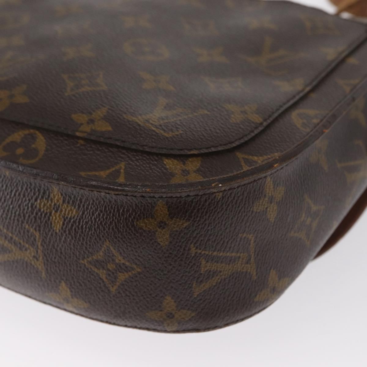 LOUIS VUITTON Monogram Saint Cloud GM Shoulder Bag M51242 LV Auth 162682