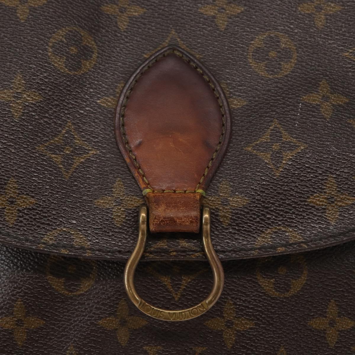 LOUIS VUITTON Monogram Saint Cloud GM Shoulder Bag M51242 LV Auth 162682