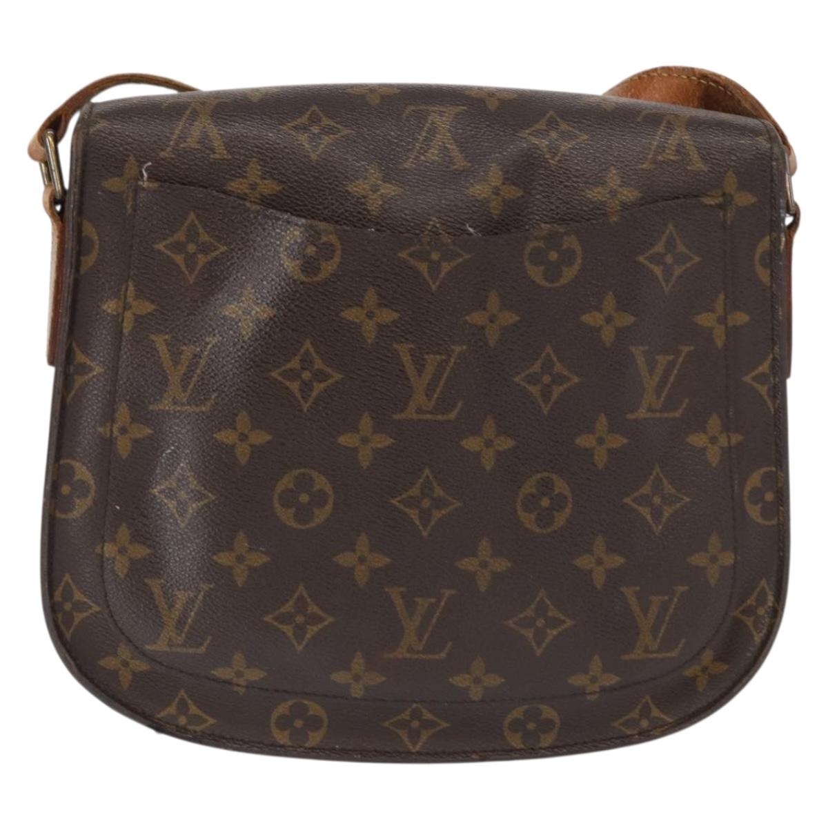 LOUIS VUITTON Monogram Saint Cloud GM Shoulder Bag M51242 LV Auth 162682