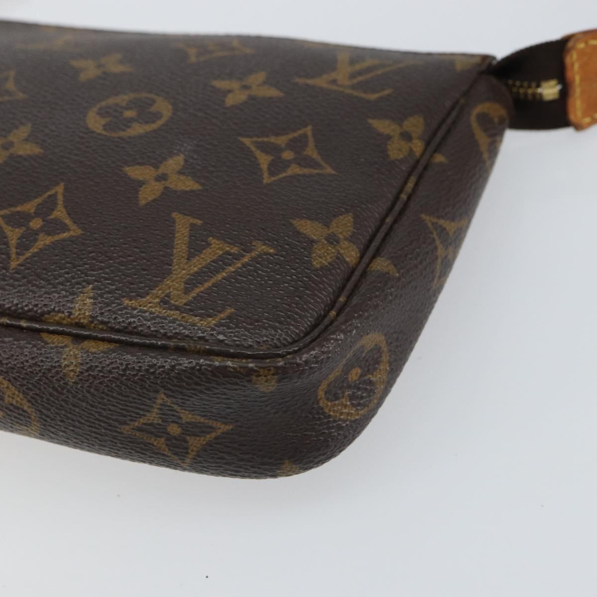 LOUIS VUITTON Monogram Pochette Accessoires Pouch M51980 LV Auth 162685