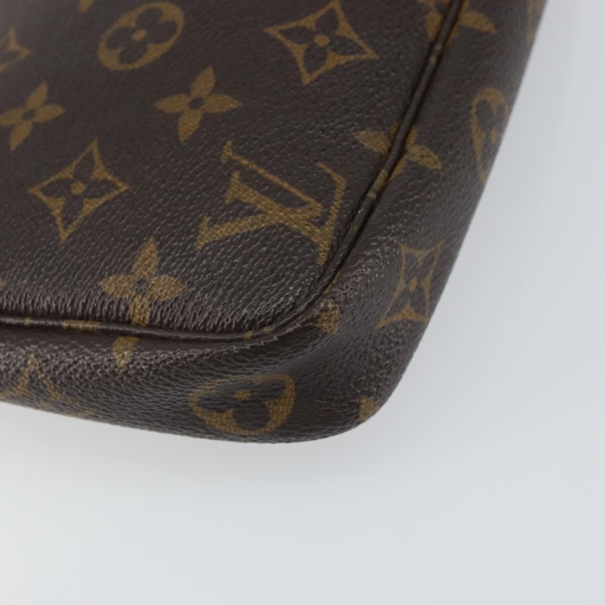 LOUIS VUITTON Monogram Pochette Accessoires Pouch M51980 LV Auth 162685