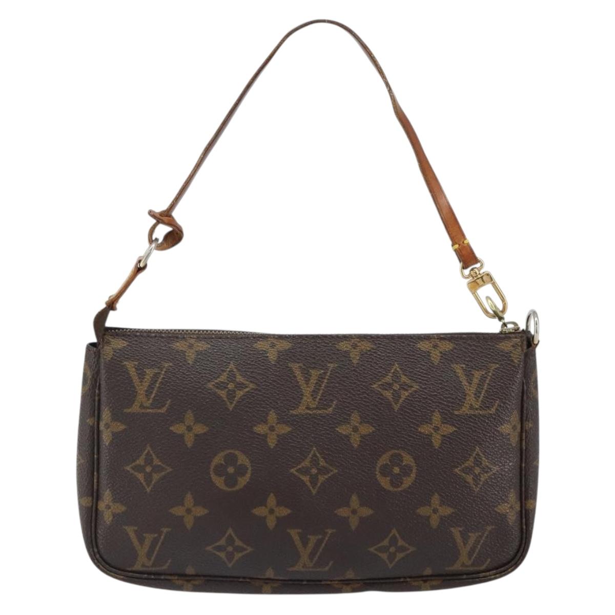 LOUIS VUITTON Monogram Pochette Accessoires Pouch M51980 LV Auth 162685