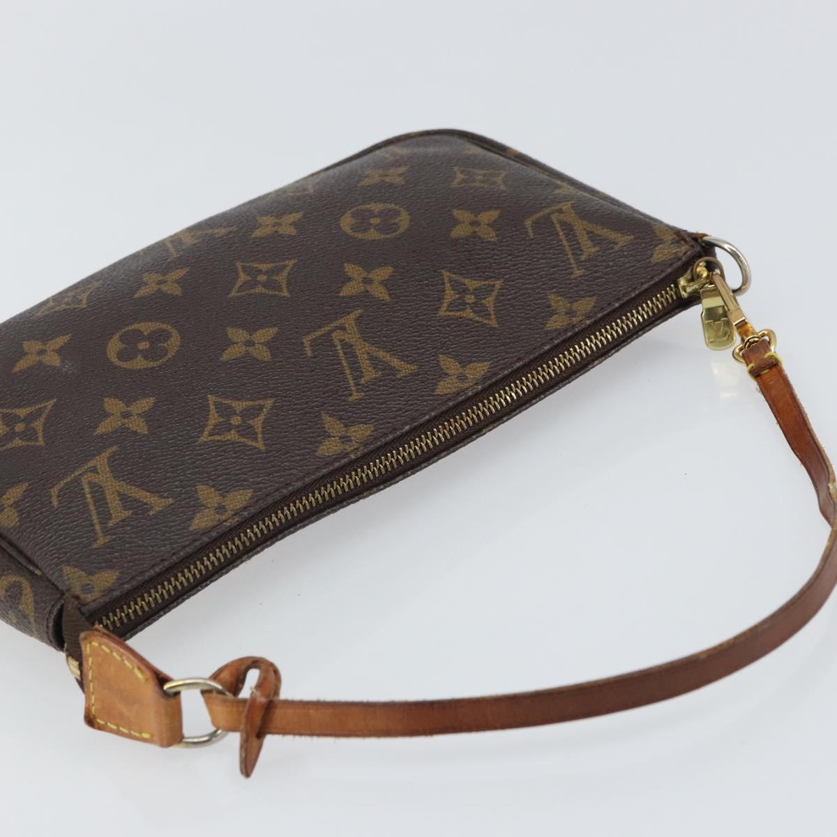 LOUIS VUITTON Monogram Pochette Accessoires Pouch M51980 LV Auth 162685