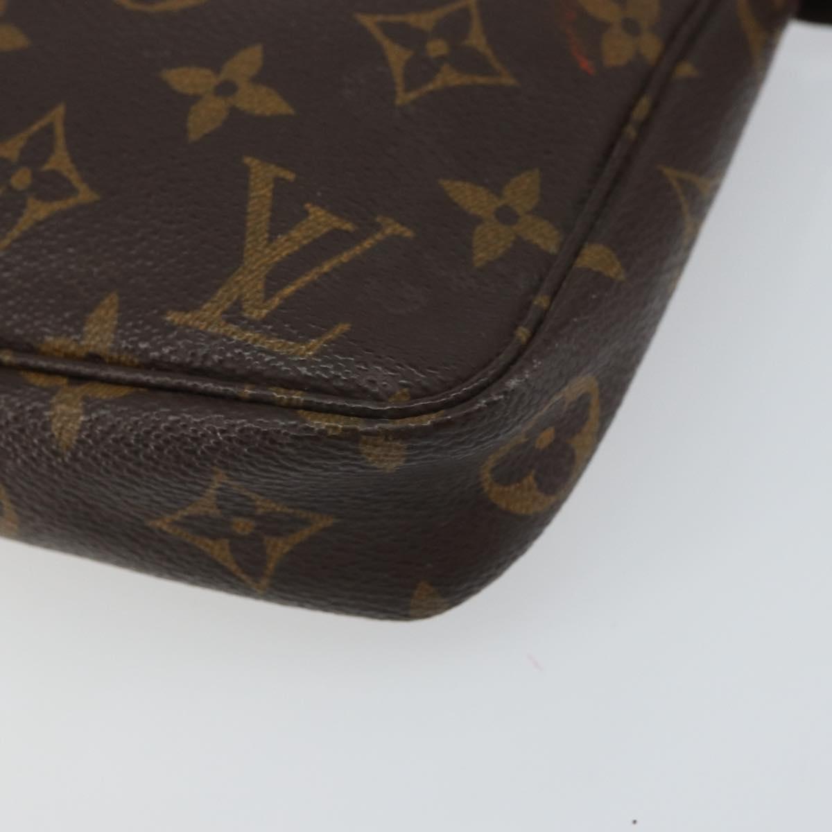 LOUIS VUITTON Monogram Pochette Accessoires Pouch M51980 LV Auth 162690