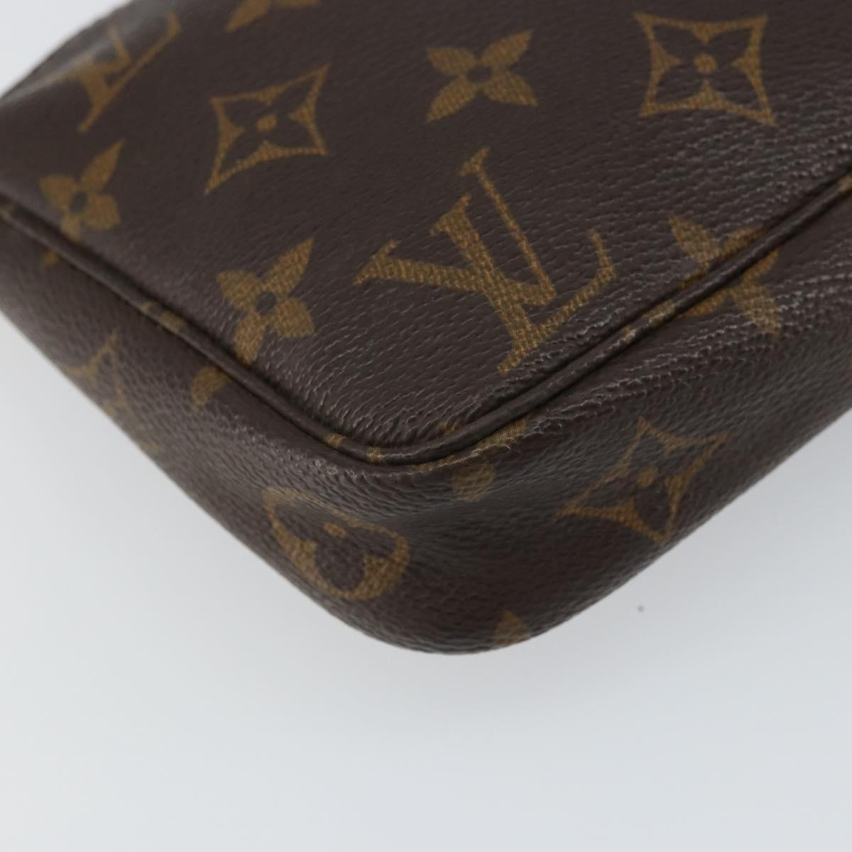 LOUIS VUITTON Monogram Pochette Accessoires Pouch M51980 LV Auth 162690
