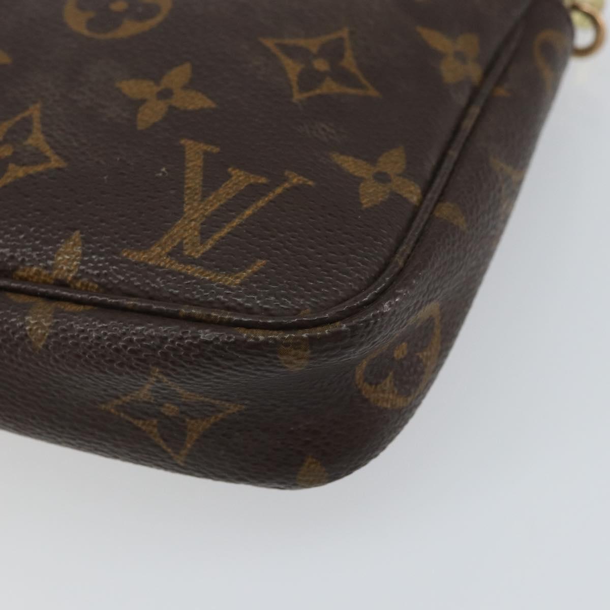 LOUIS VUITTON Monogram Pochette Accessoires Pouch M51980 LV Auth 162690