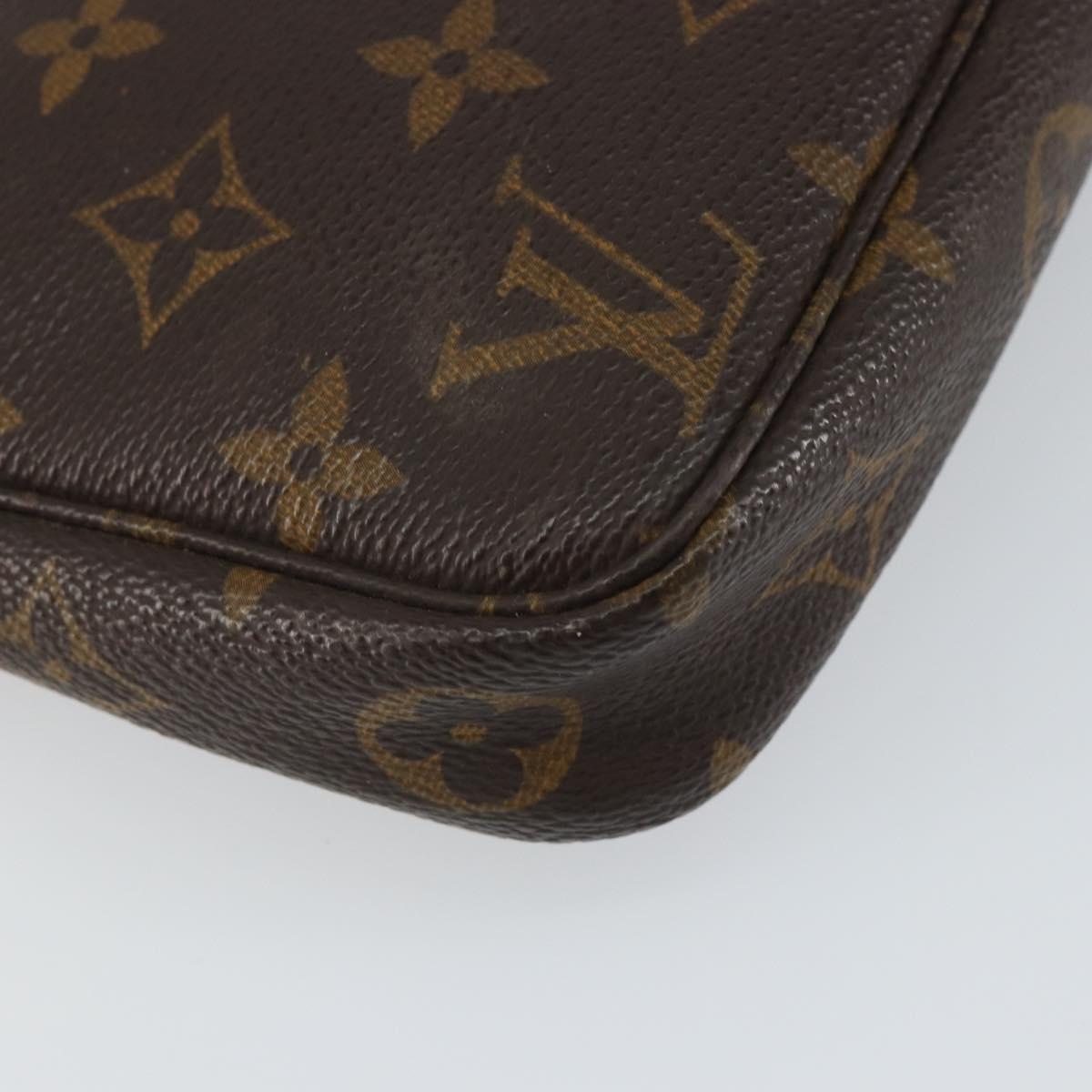 LOUIS VUITTON Monogram Pochette Accessoires Pouch M51980 LV Auth 162690