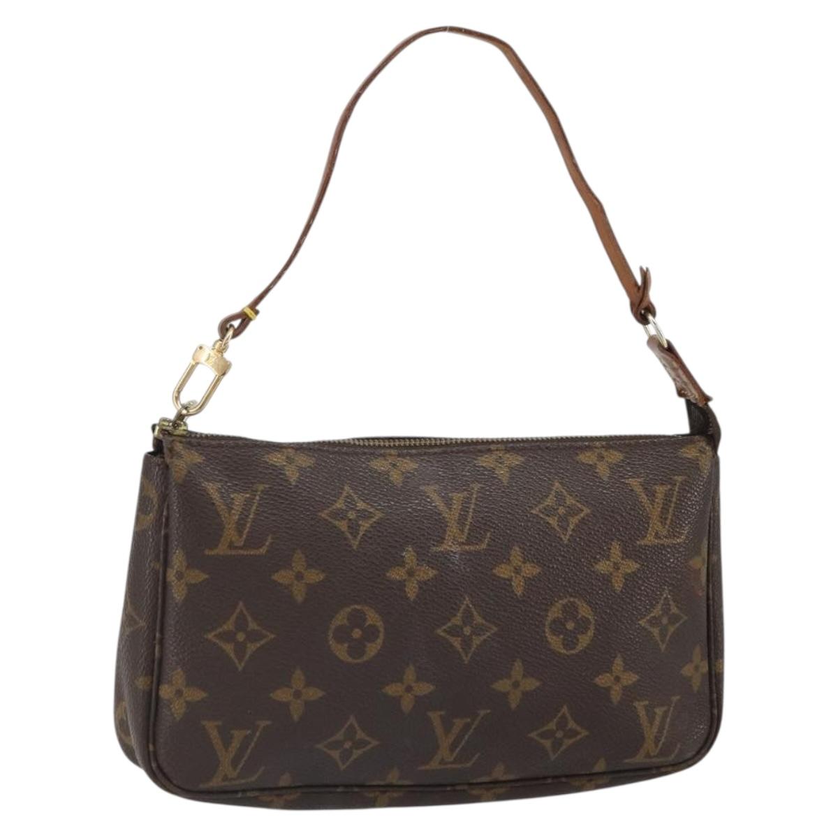 LOUIS VUITTON Monogram Pochette Accessoires Pouch M51980 LV Auth 162690