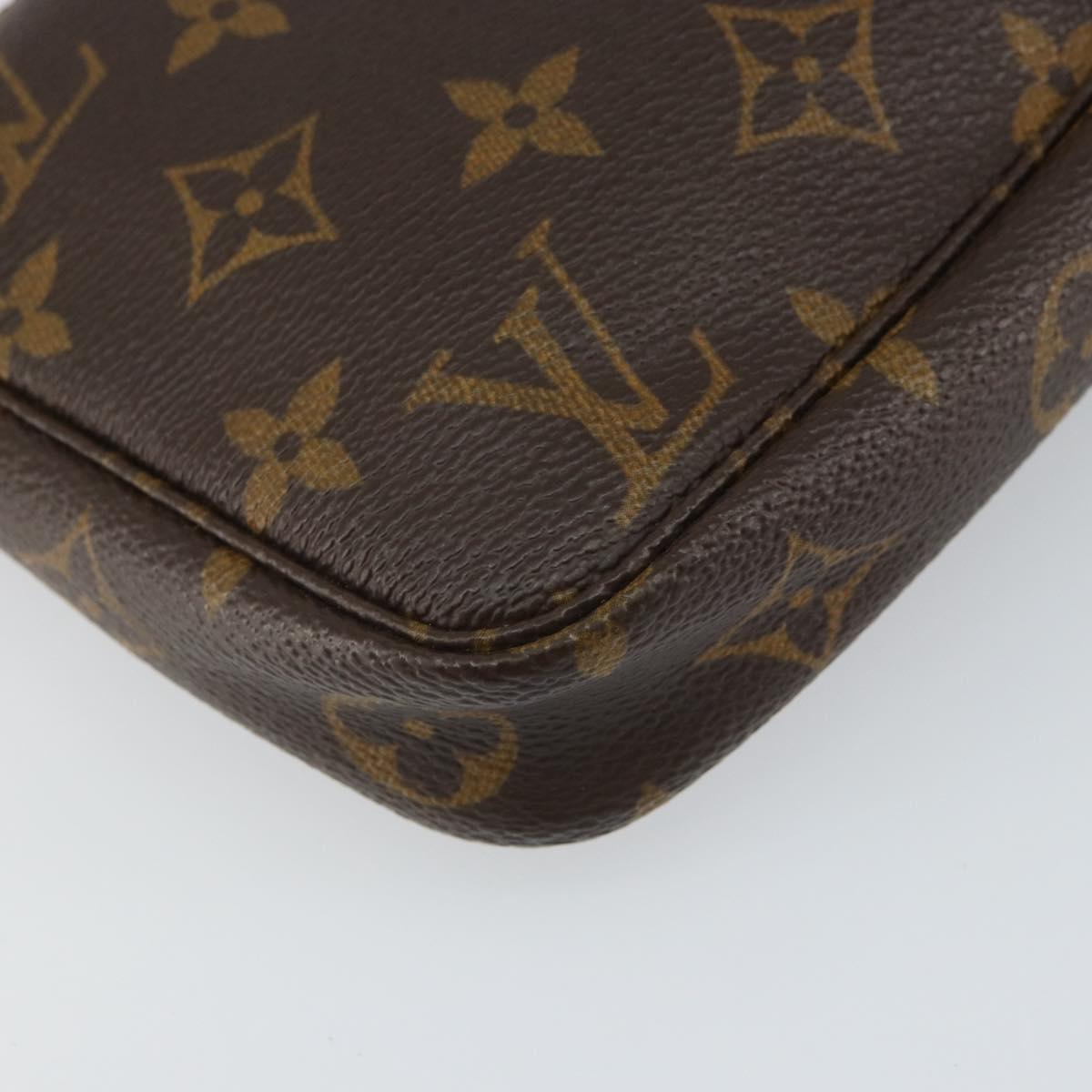 LOUIS VUITTON Monogram Pochette Accessoires Pouch M51980 LV Auth 162692