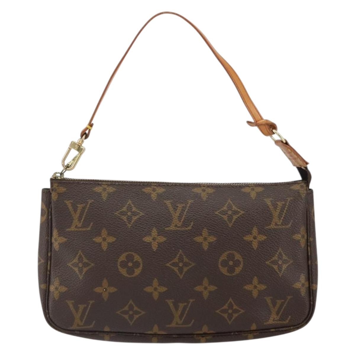 LOUIS VUITTON Monogram Pochette Accessoires Pouch M51980 LV Auth 162692