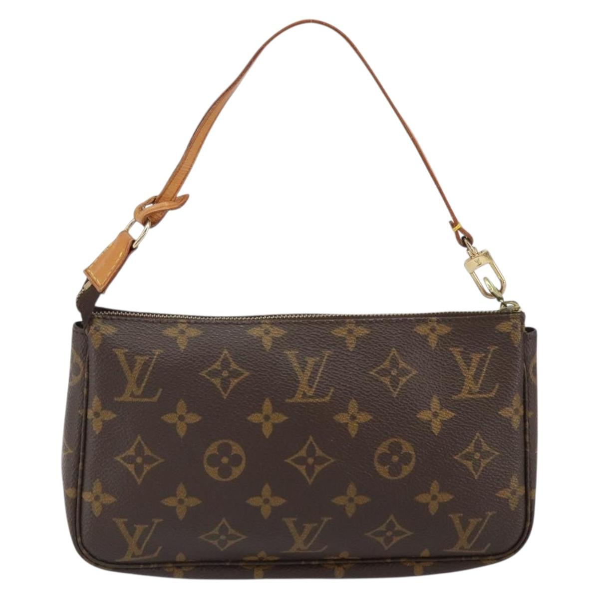 LOUIS VUITTON Monogram Pochette Accessoires Pouch M51980 LV Auth 162692