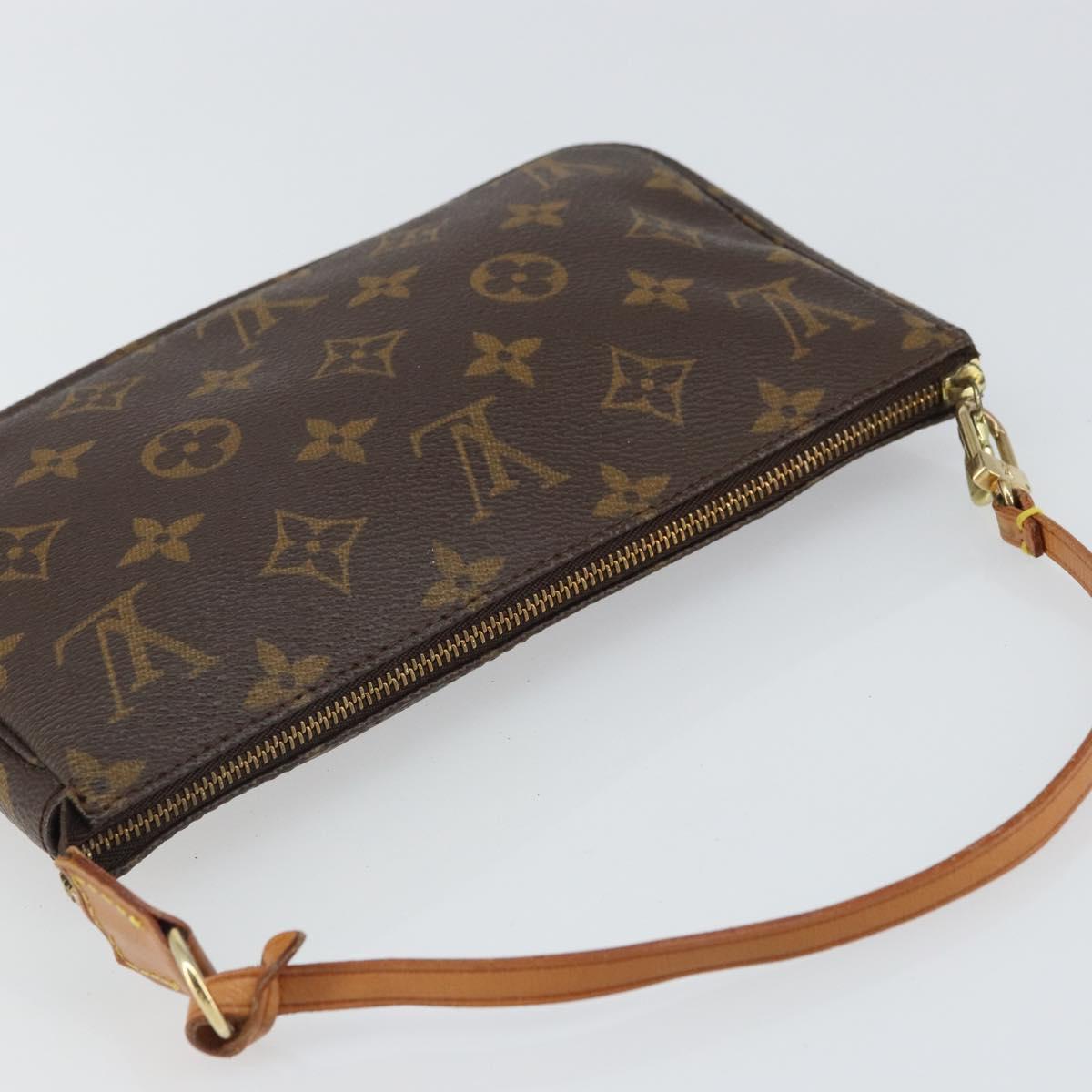 LOUIS VUITTON Monogram Pochette Accessoires Pouch M51980 LV Auth 162692