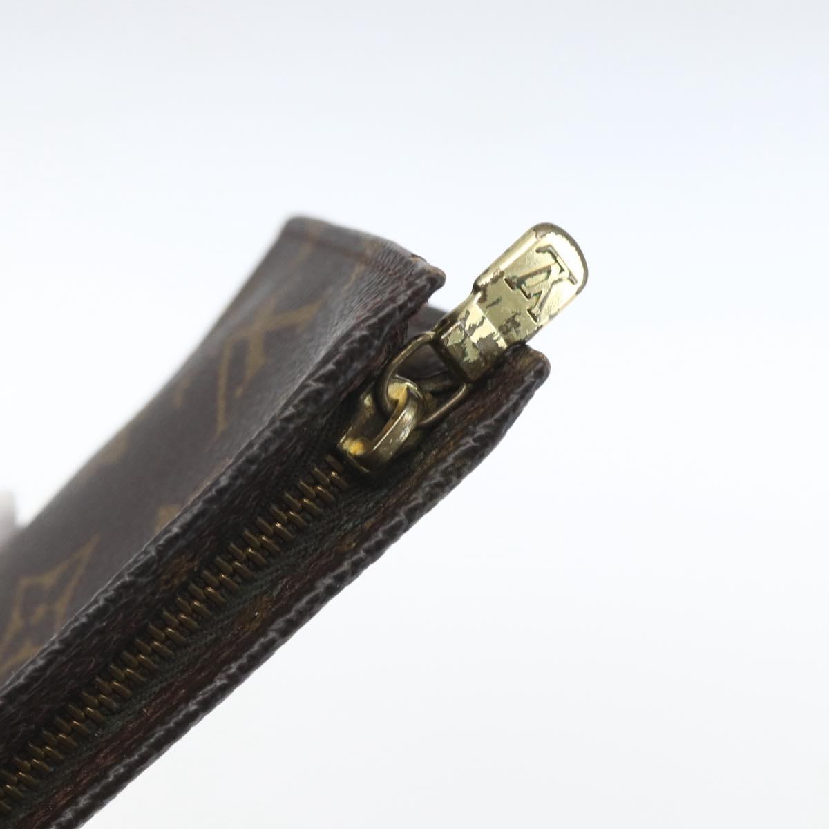 LOUIS VUITTON Monogram Bucket GM Accessory Pouch LV Auth 162698