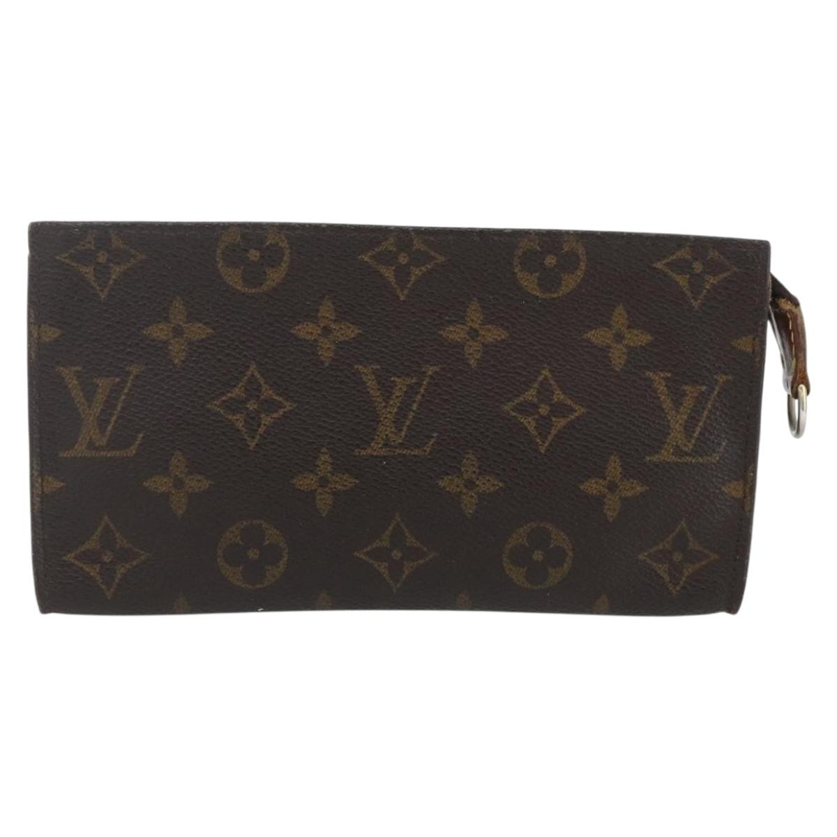 LOUIS VUITTON Monogram Bucket GM Accessory Pouch LV Auth 162698