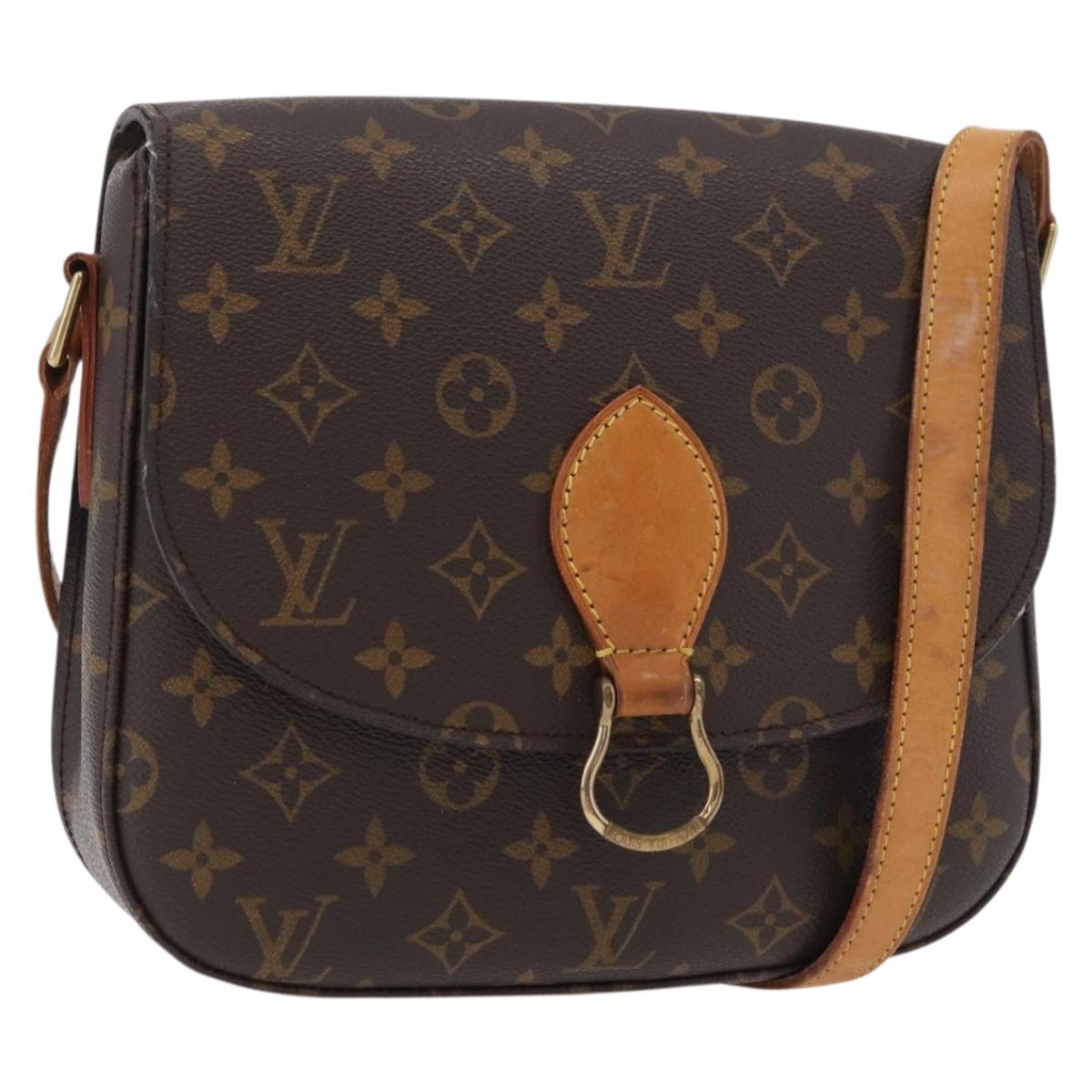 LOUIS VUITTON Monogram Saint Cloud GM Shoulder Bag M51242 LV Auth 162705