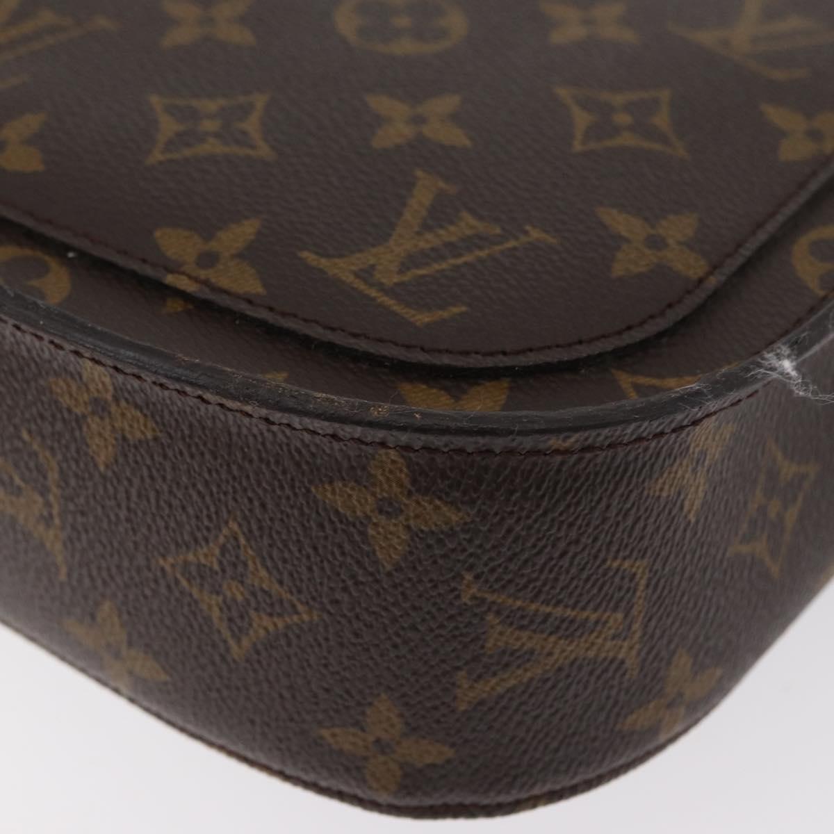 LOUIS VUITTON Monogram Saint Cloud GM Shoulder Bag M51242 LV Auth 162705