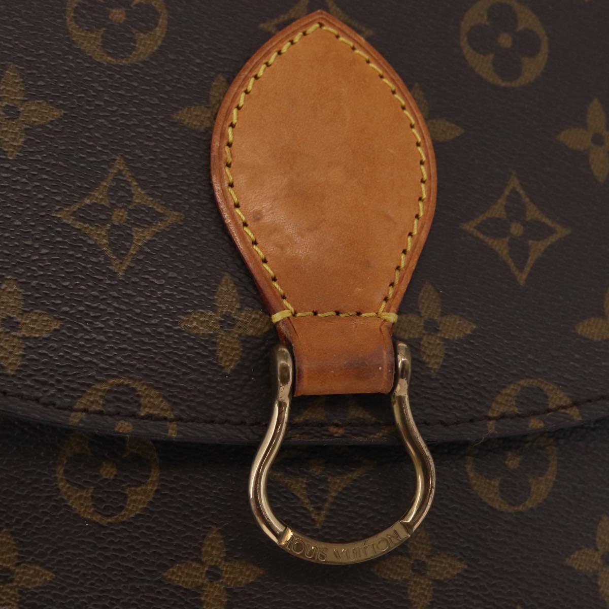 LOUIS VUITTON Monogram Saint Cloud GM Shoulder Bag M51242 LV Auth 162705