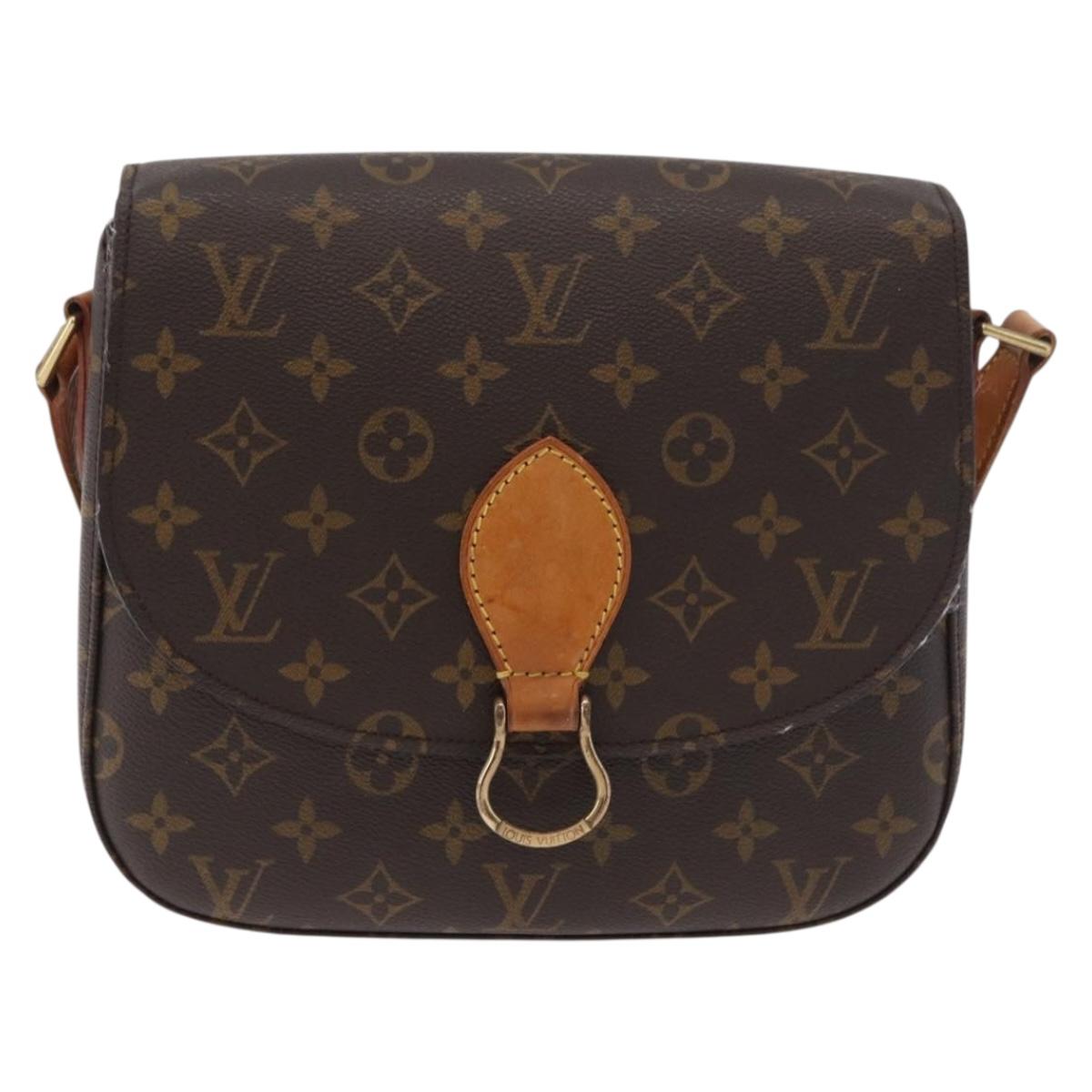 LOUIS VUITTON Monogram Saint Cloud GM Shoulder Bag M51242 LV Auth 162705