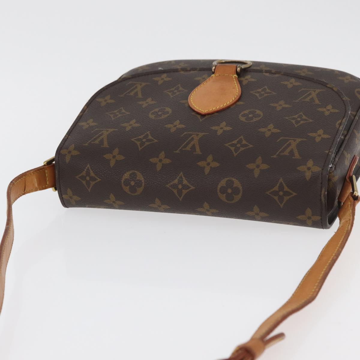 LOUIS VUITTON Monogram Saint Cloud GM Shoulder Bag M51242 LV Auth 162705