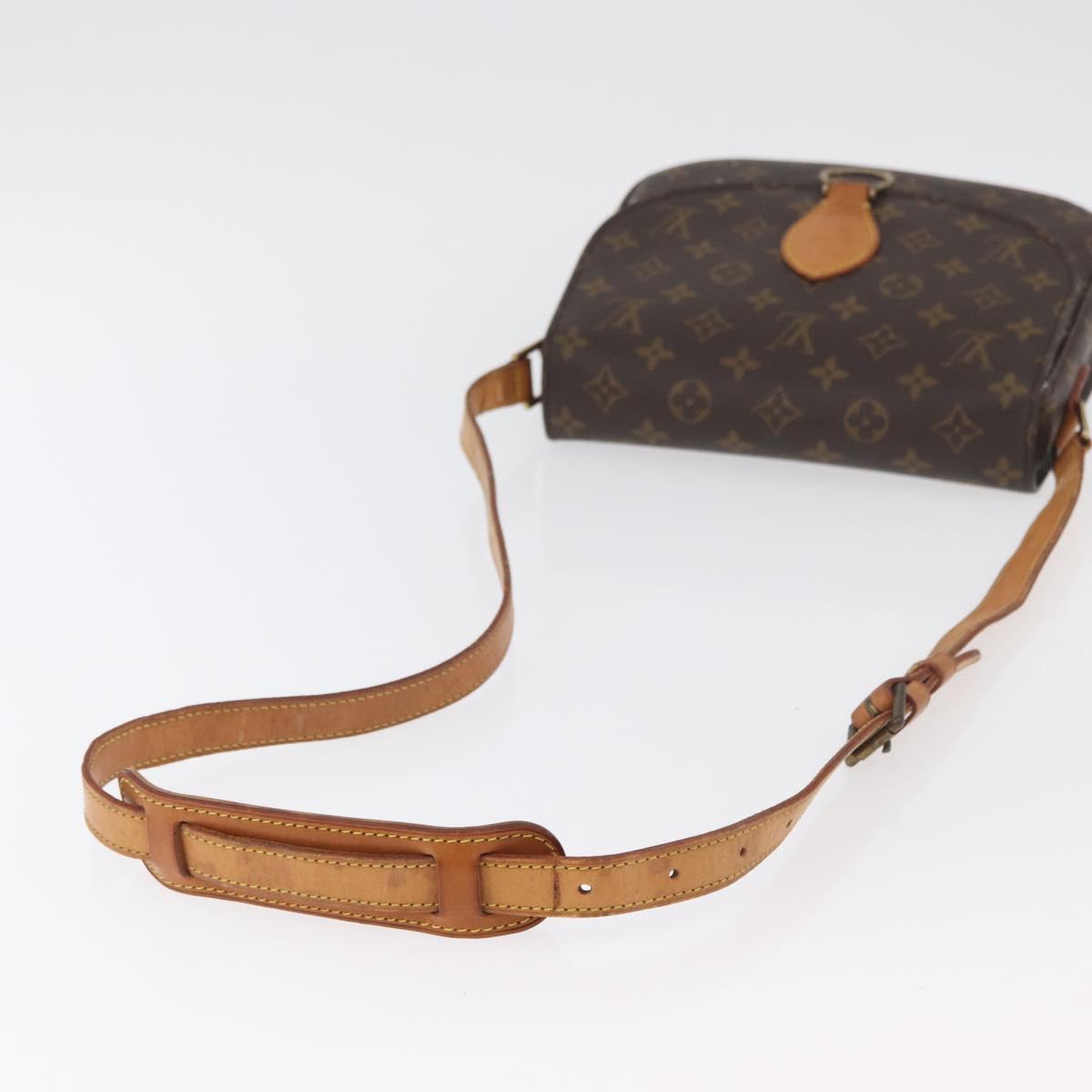 LOUIS VUITTON Monogram Saint Cloud GM Shoulder Bag M51242 LV Auth 162705
