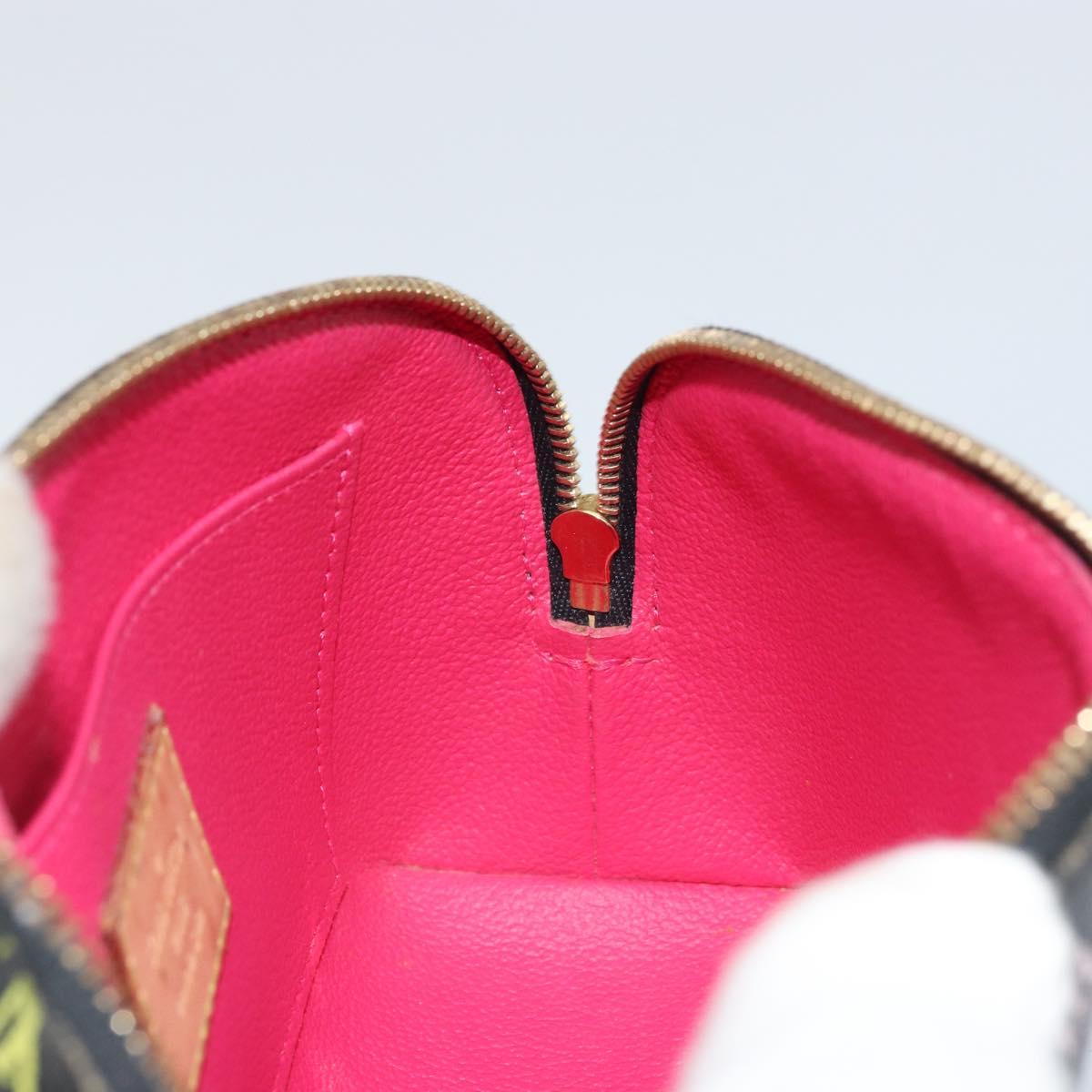 LOUIS VUITTON Monogram Multicolor Pochette Pouch Black M47355 LV Auth 162711