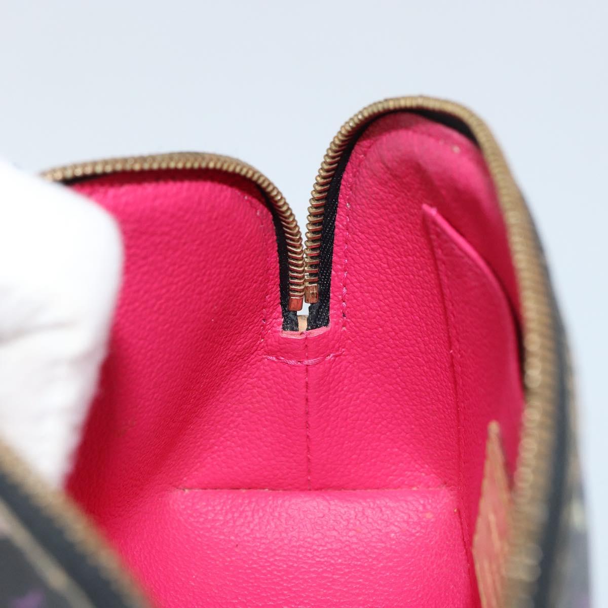 LOUIS VUITTON Monogram Multicolor Pochette Pouch Black M47355 LV Auth 162711