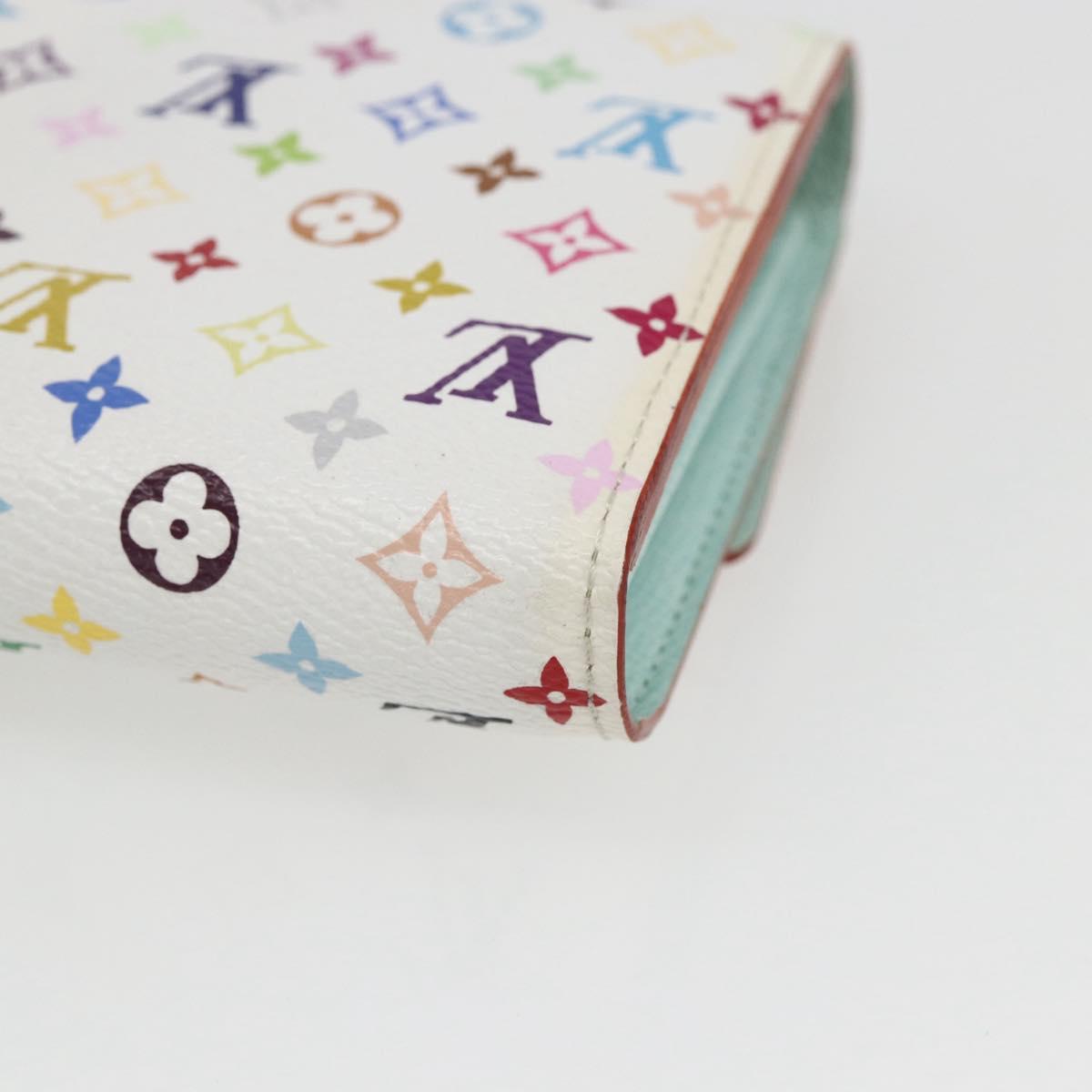 LOUIS VUITTON Monogram Multicolor Portefeuille Sarah Wallet M93745 Auth 162716V
