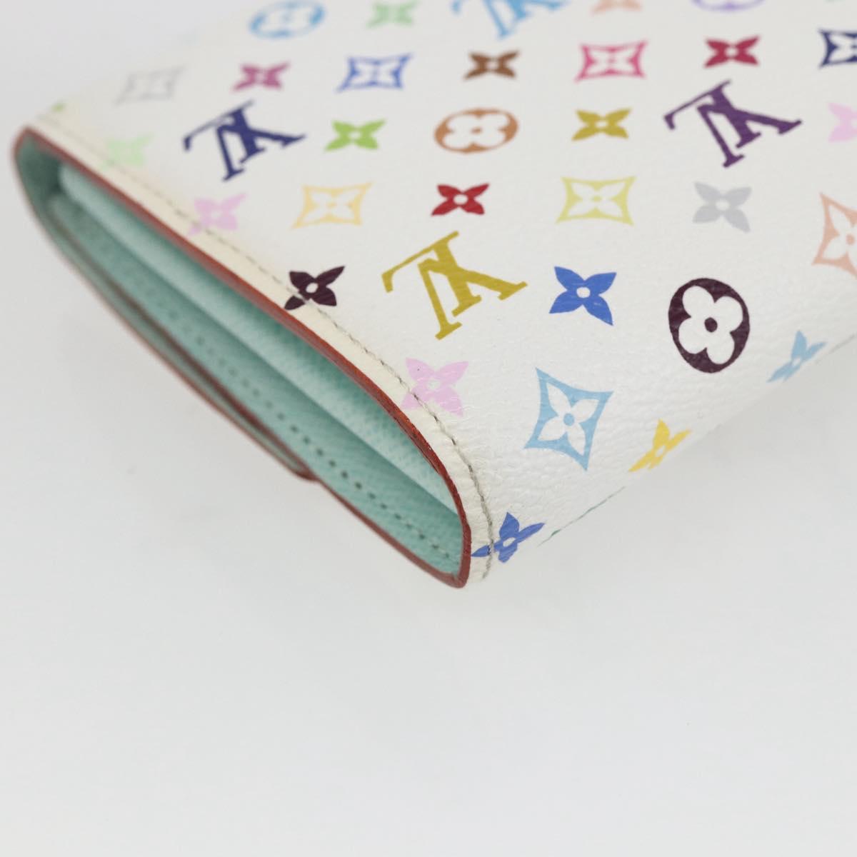 LOUIS VUITTON Monogram Multicolor Portefeuille Sarah Wallet M93745 Auth 162716V